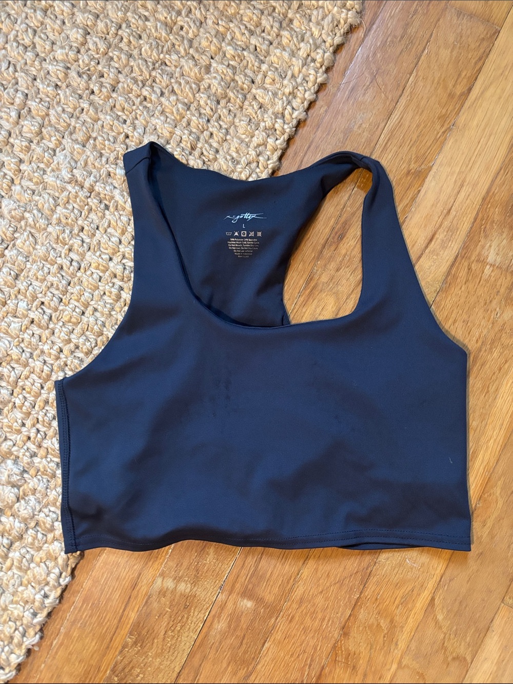 Gottex Navy Racerback Sports Bra